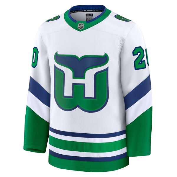 Sebastian Aho Carolina Hurricanes  Throwback Premium Jersey - White