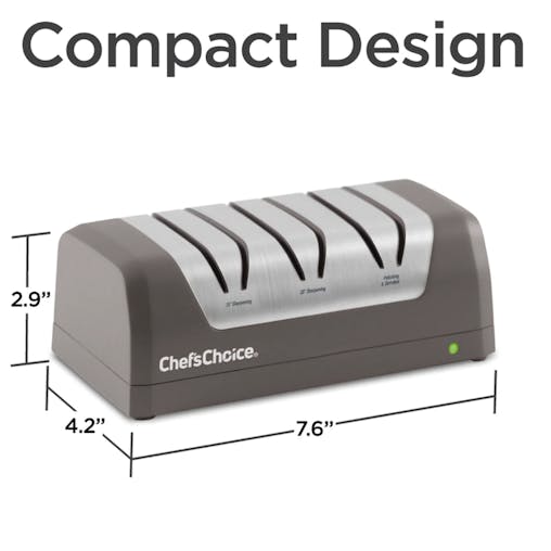 Chef's Choice DC 1520 Rechargeable AngleSelect Electric Knife Sharpener | Grey