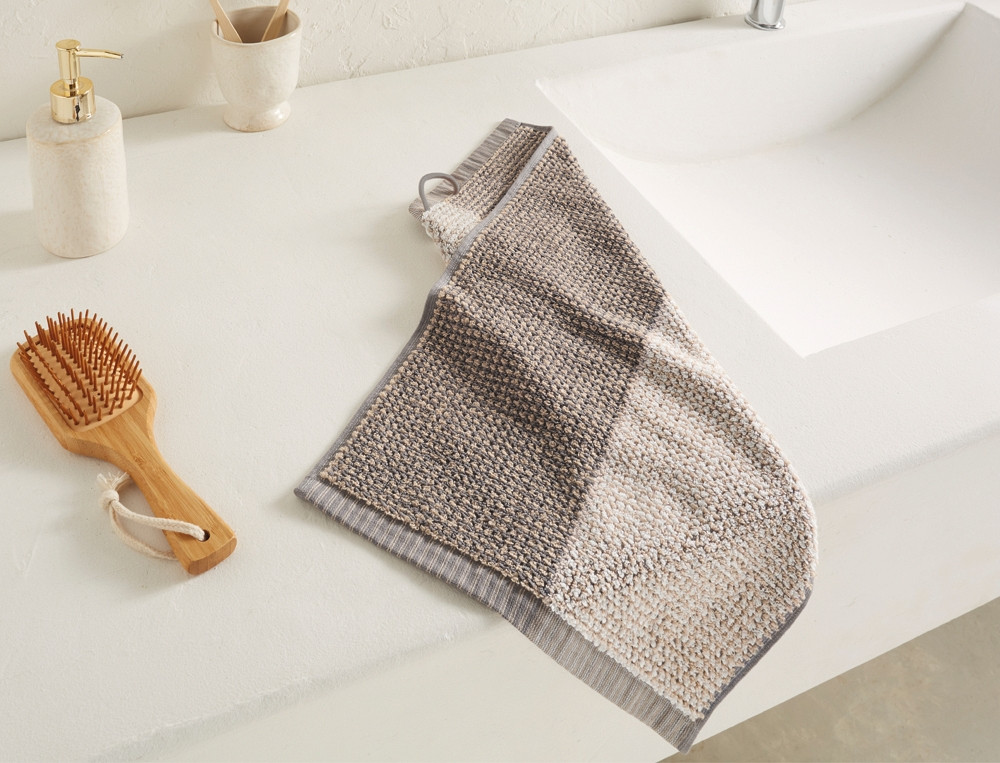 Serviette invité jacquardEn duo