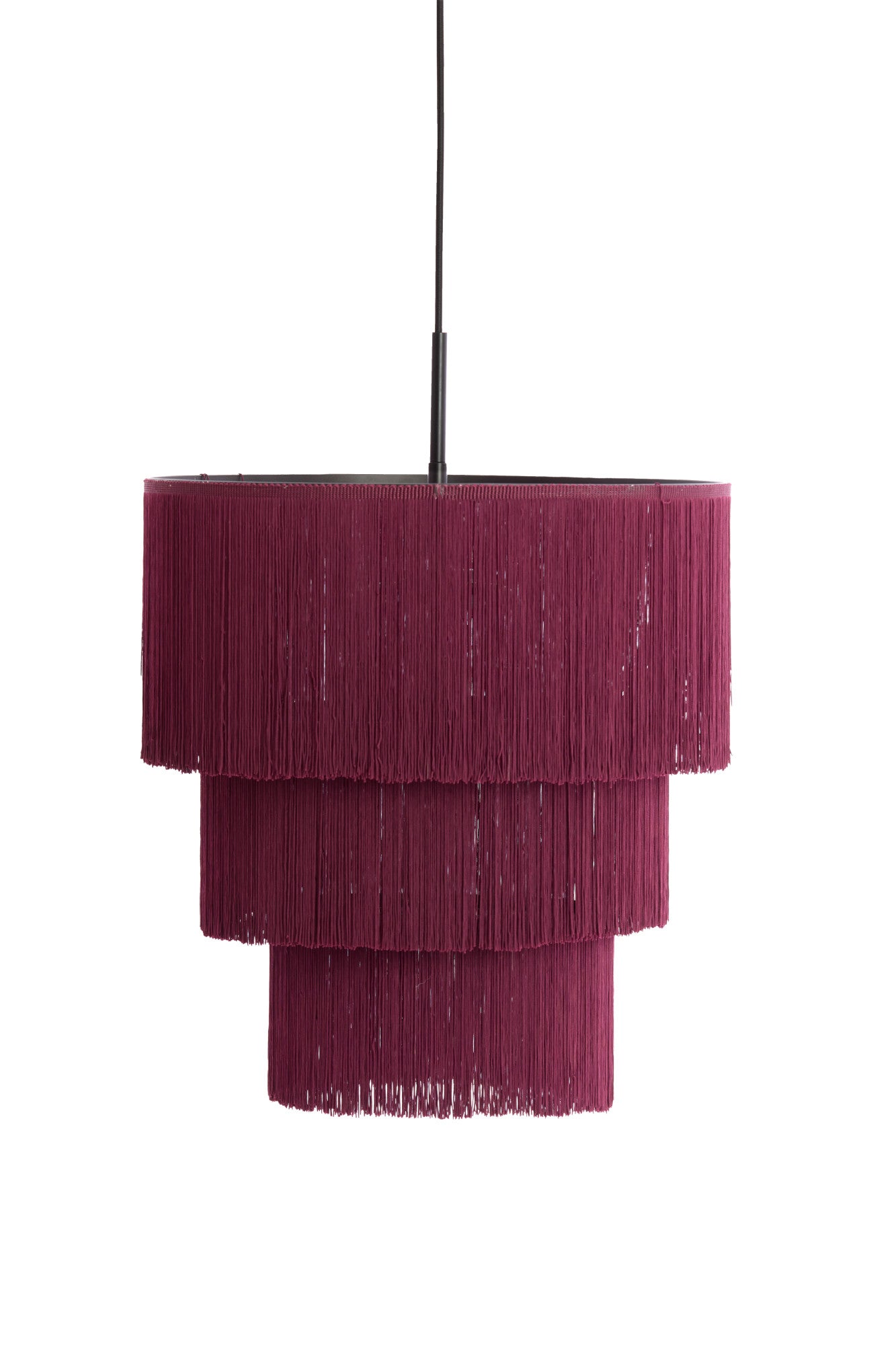 Light & Living hanglamp MALAIKA - paars - Ø45x50cm