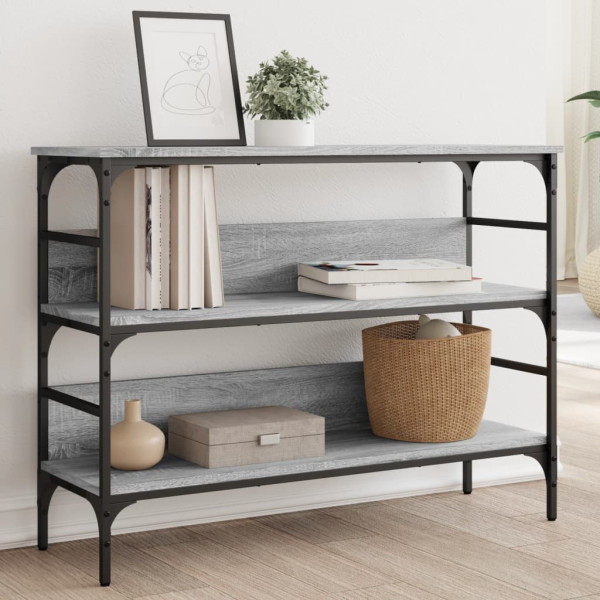 VidaXL Szary 100 x 32 x 75 cm Materiał drewnopochodny