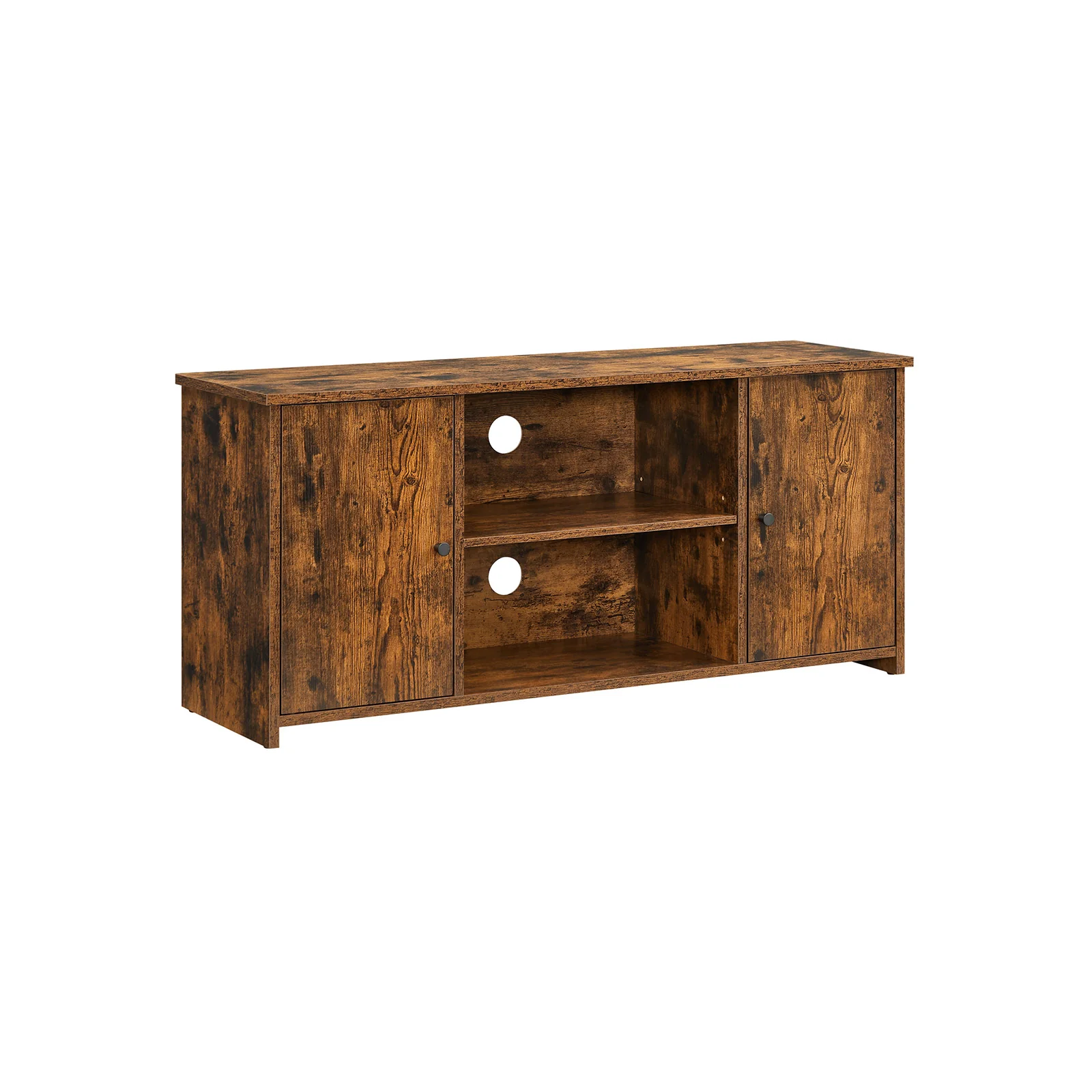 Meuble TV marron rustique