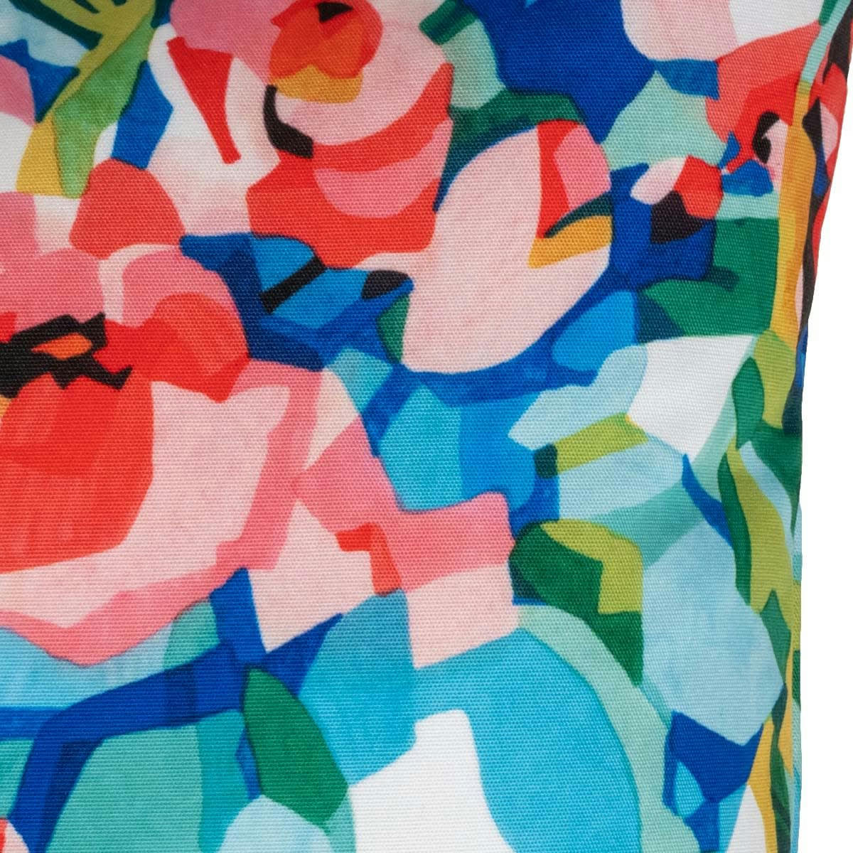 YUCA - Housse de coussin extérieur fleuri 60x60