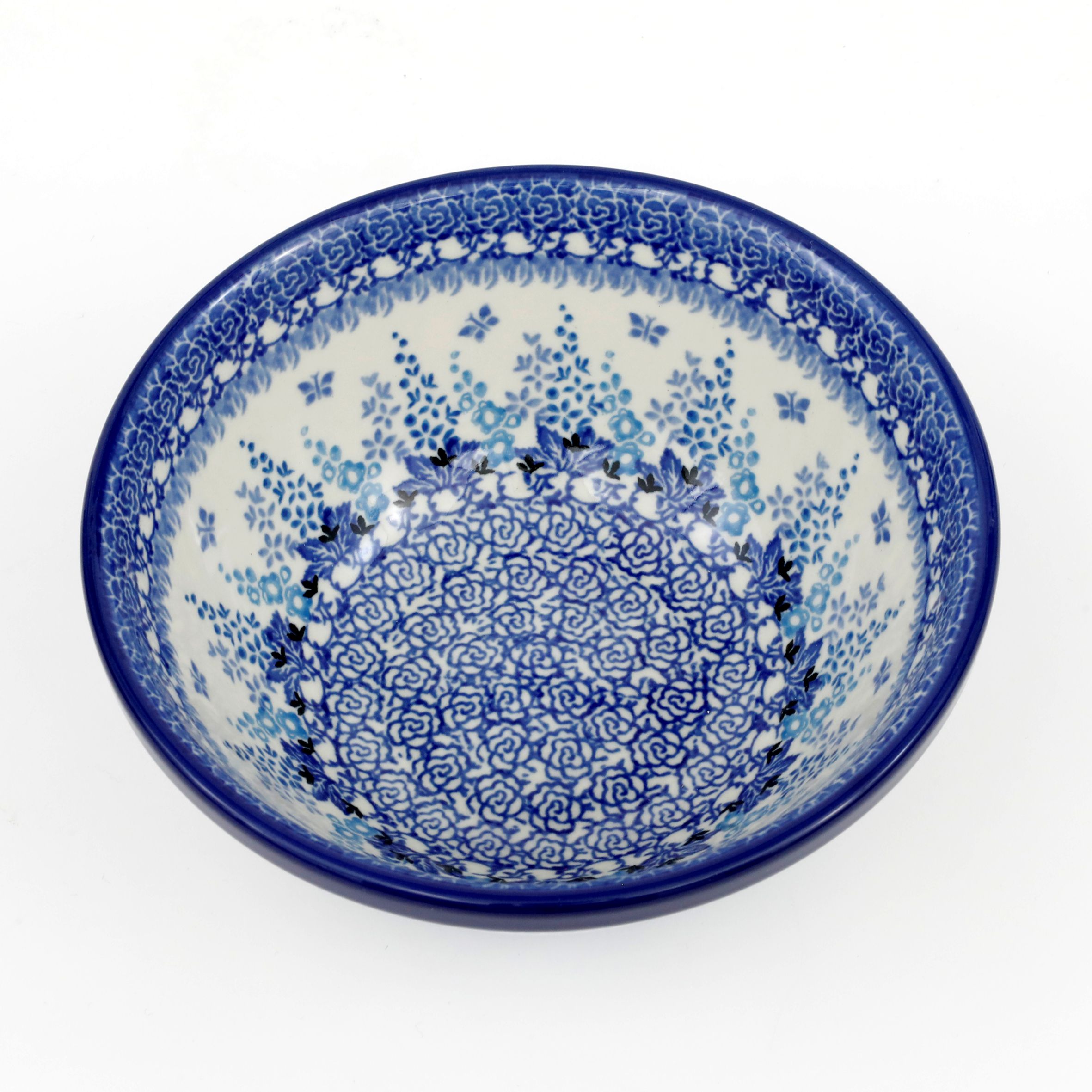Miska ceramiczna 058 h-7,5cm  3277X Kwiat ostróżki