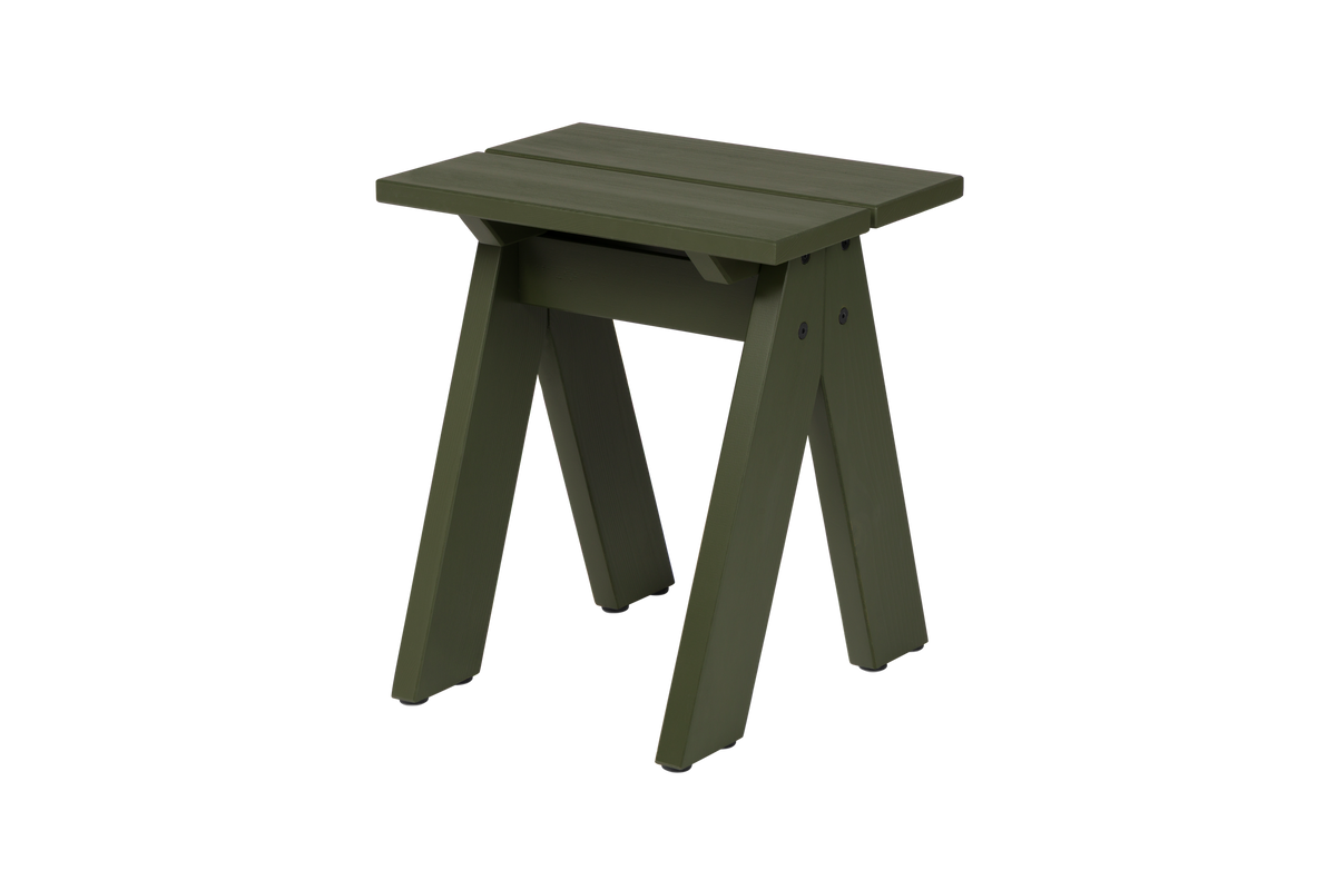 noo.ma Navo kruk - Outdoor pine, Forest Green, compact 45 x 42 x 12 cm