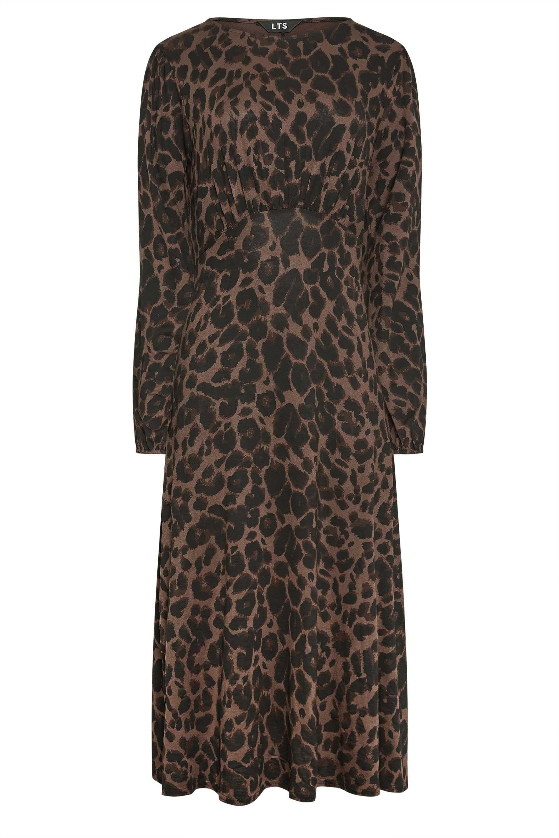 Long Tall Sally Tall Leopard Print Tea Dress