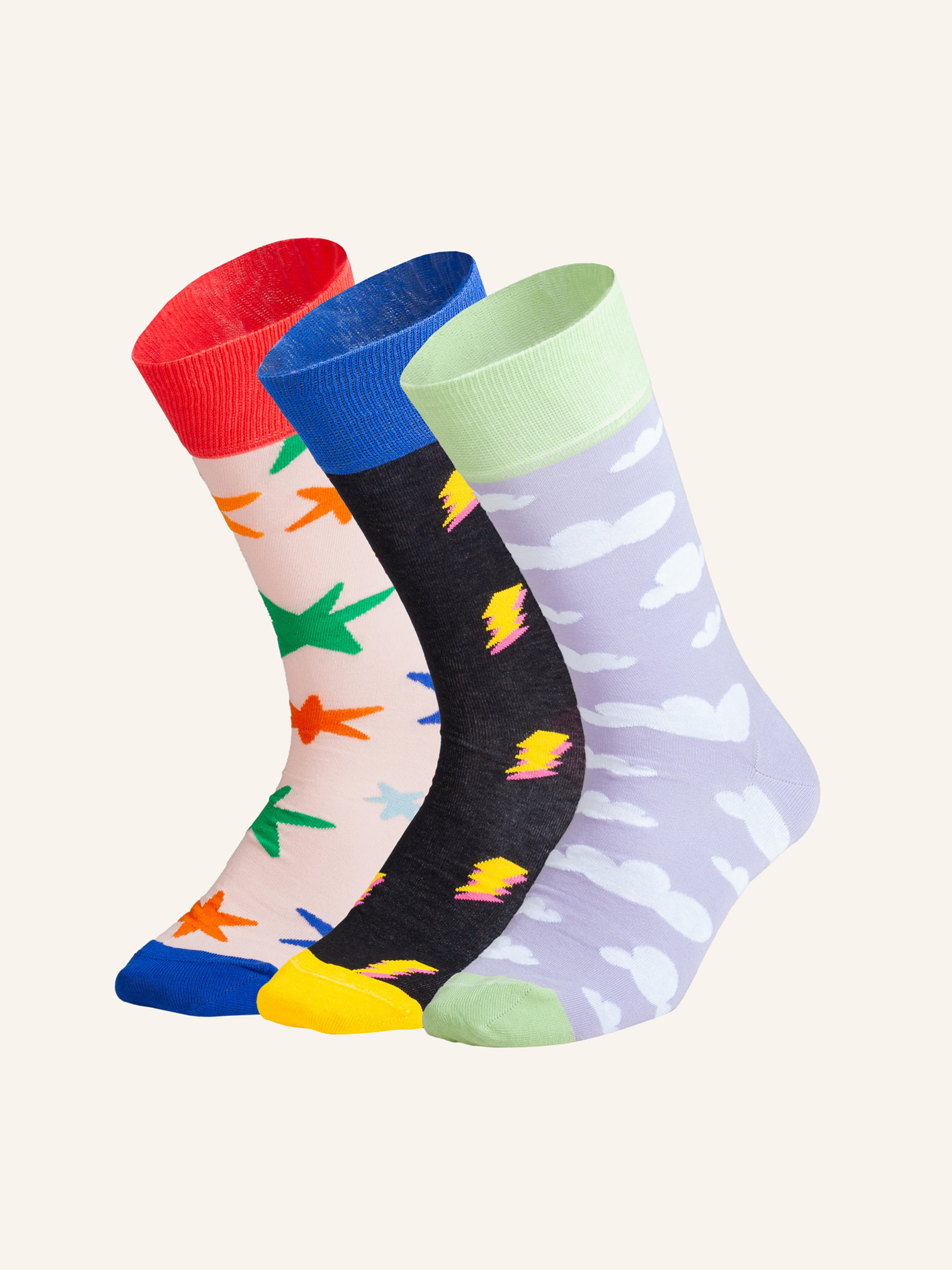 DillySocks Socken SKY SPARKS (3ER BOX)
