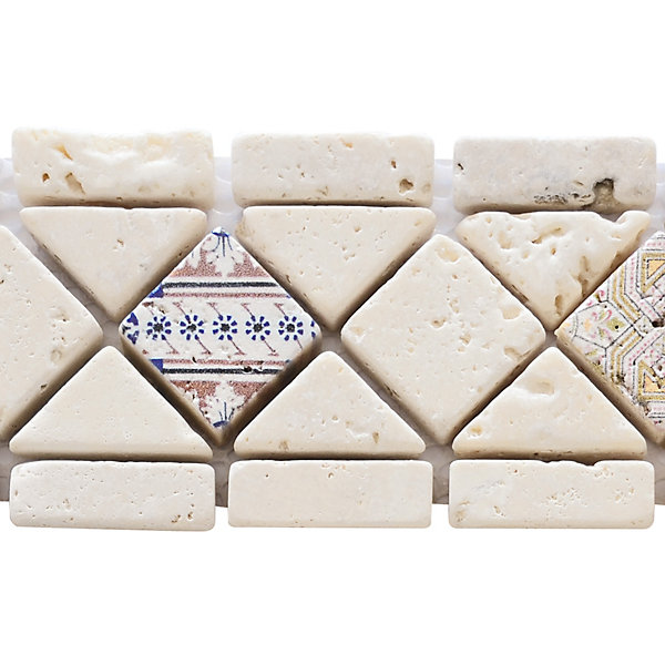 LISTEL RENAISSANCE ROMA TRAVERTIN COLOR 1 PIÈCE 5 X 28,5 CM CASA LINEA