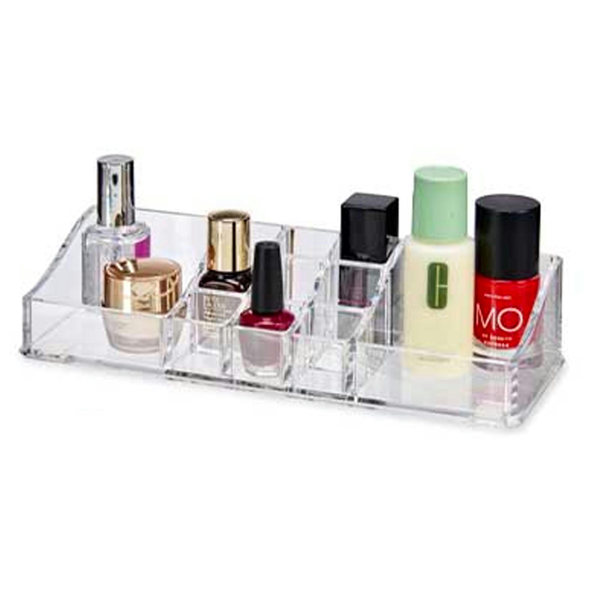 - Rangement maquillage acrylique transparent 11 compartiments