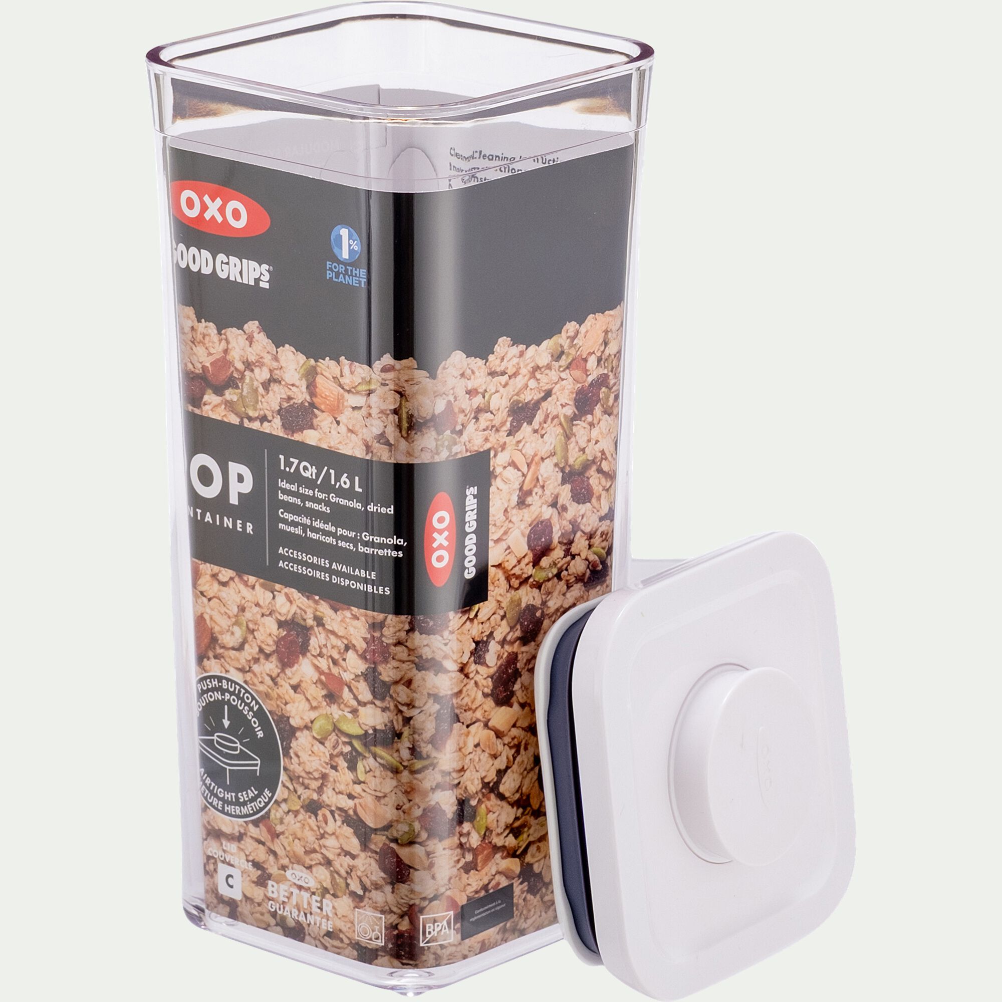POP - Boîte de conservation 1,6L - transparent