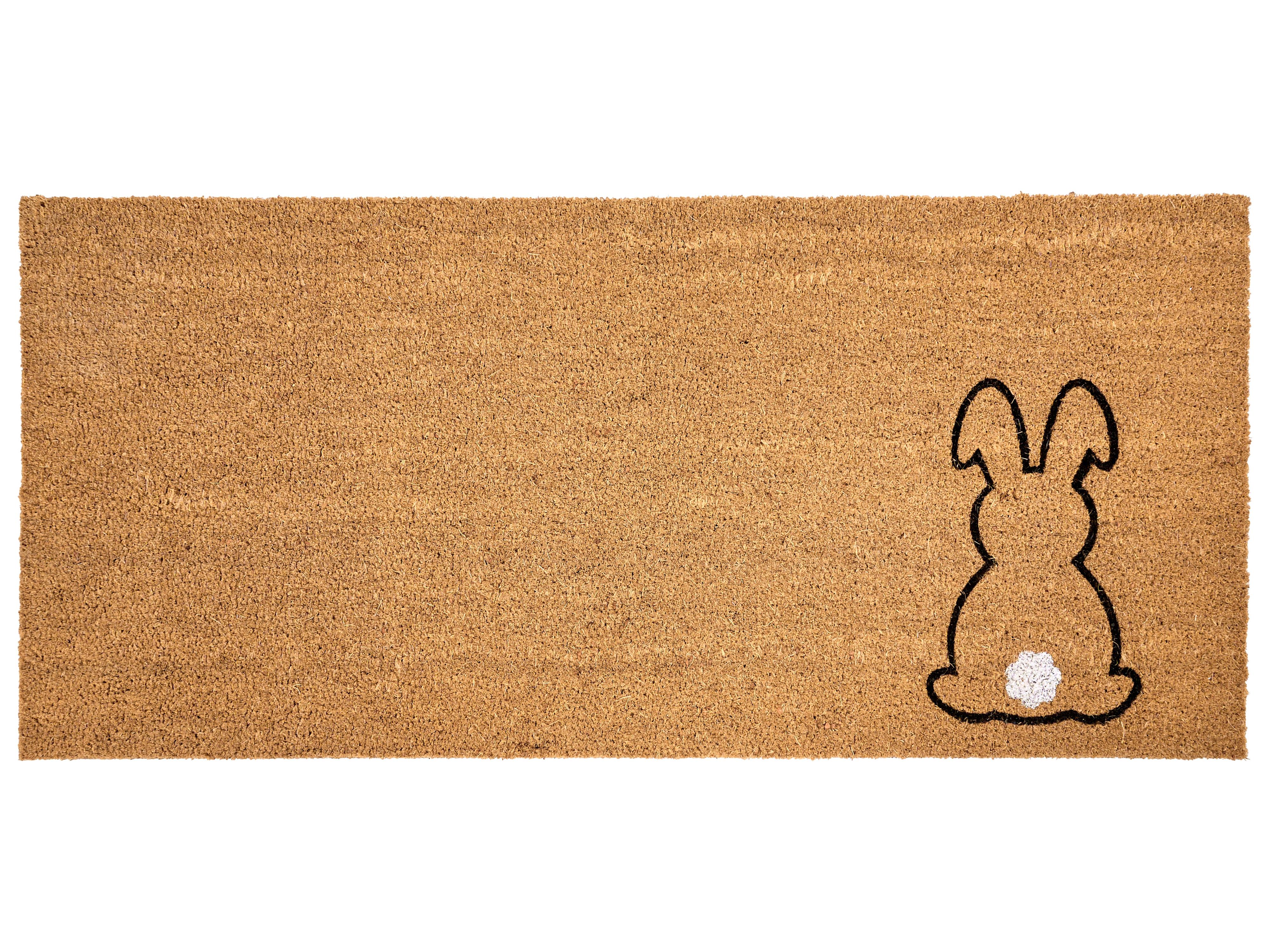 Doormat LINGAYEN Natural 55 x 120 cm Rabbit Coir