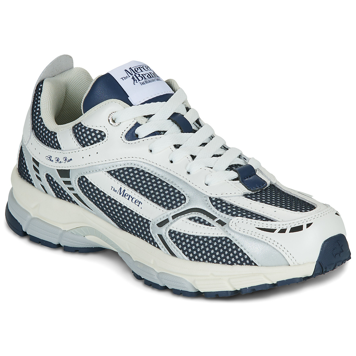 The Mercer Brand - The Re-Run White Silver - White / Blue