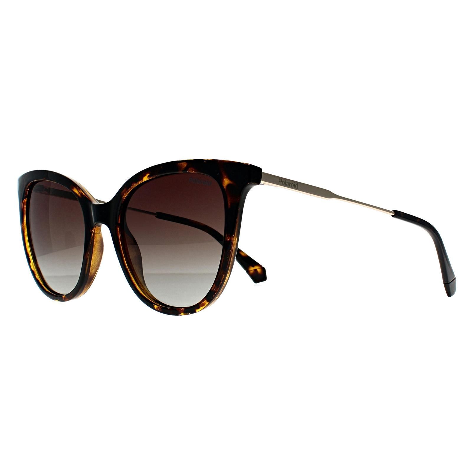 Polaroid Cat Eye Havana Brown Gradient Polarized PLD 4184/S/X