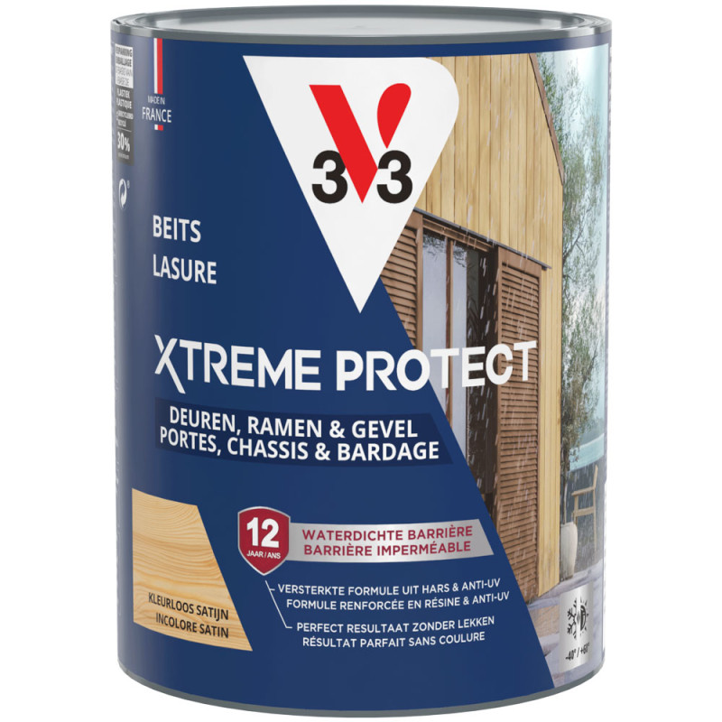 Lasure pour bois Xtreme Protect incolore 0,75 L V33
