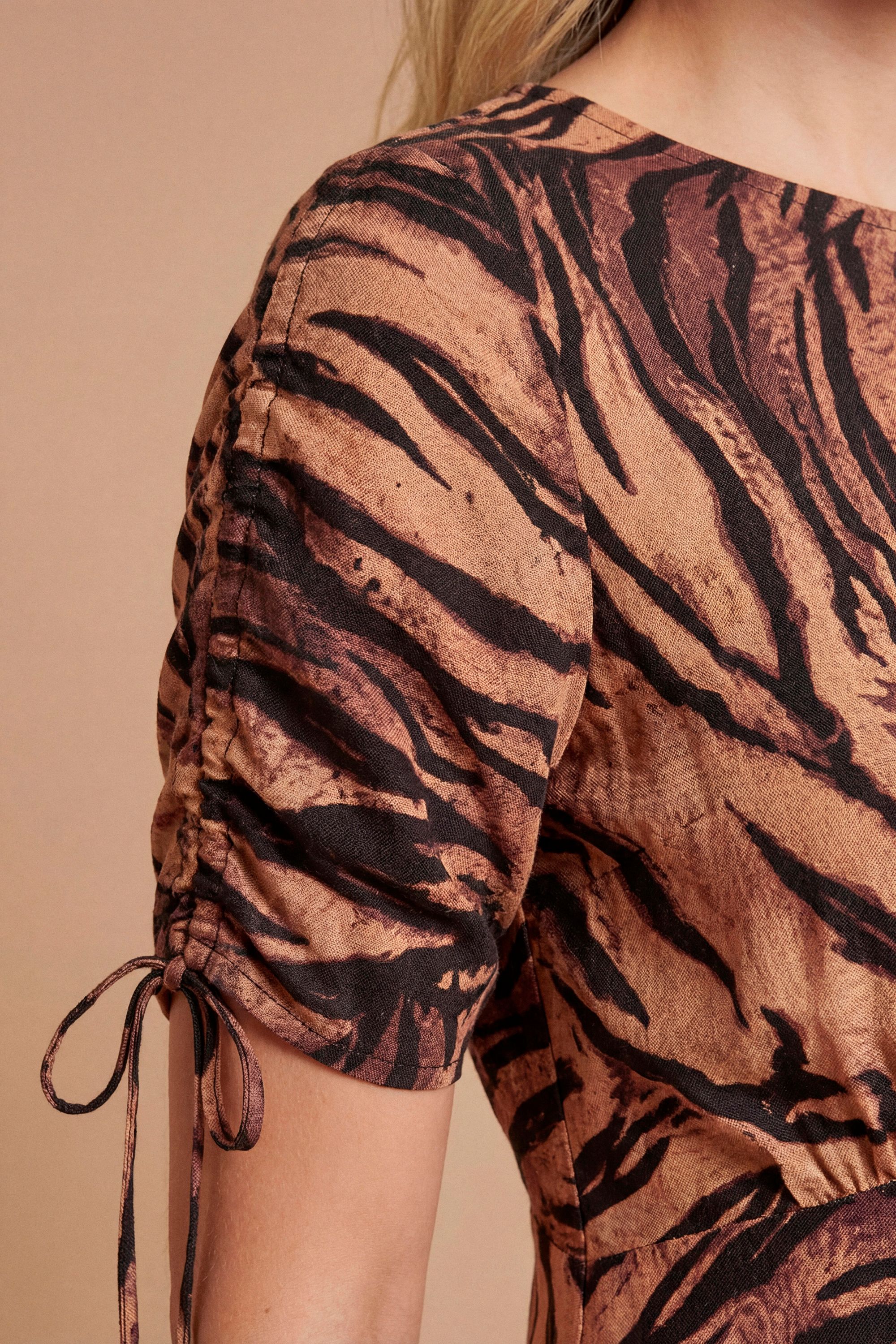 Dorothy Perkins Gathered Sleeve Empire Seam Midi Dress