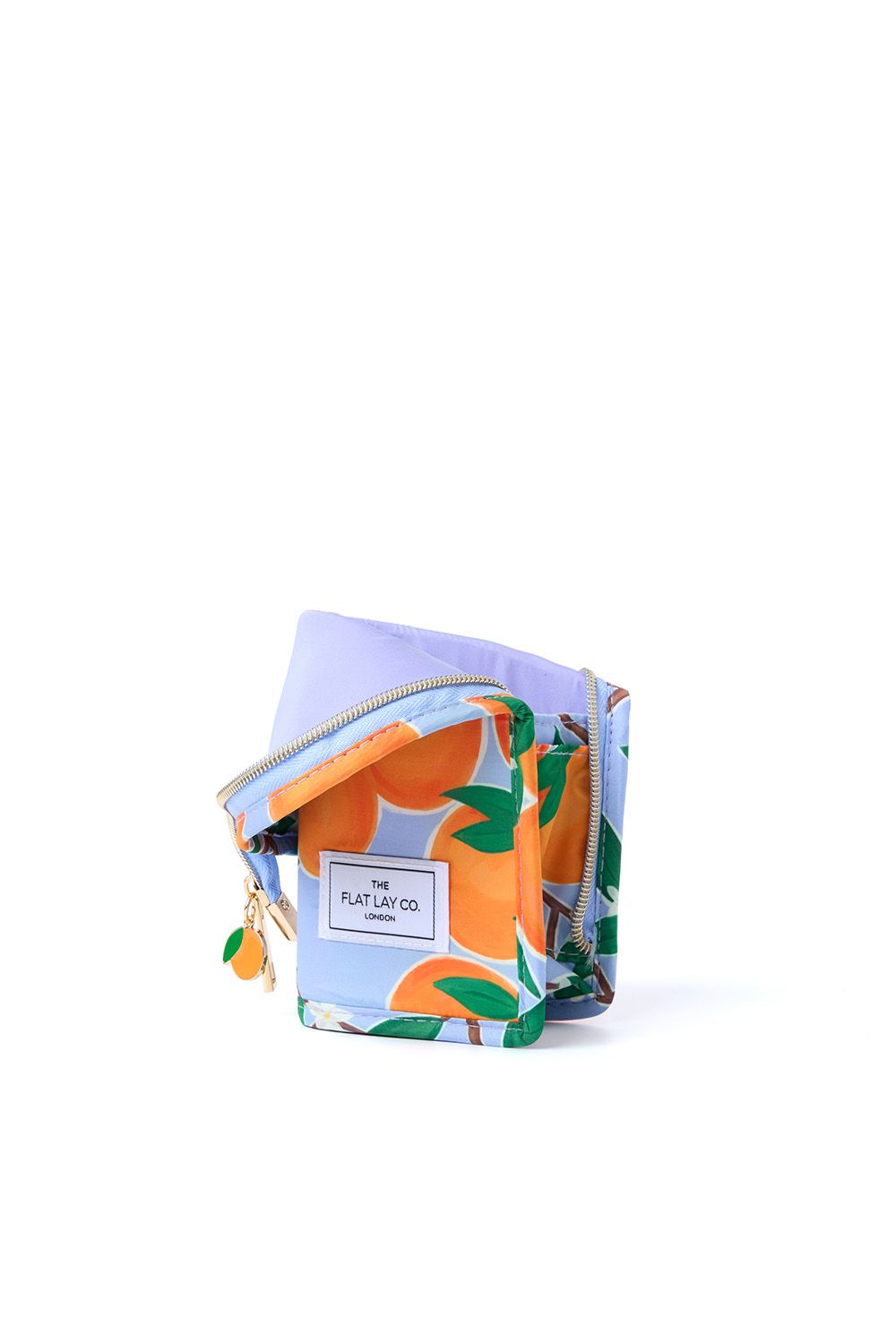 The Flat Lay Co Standing Makeup Brush Case - Mediterranean Oranges
