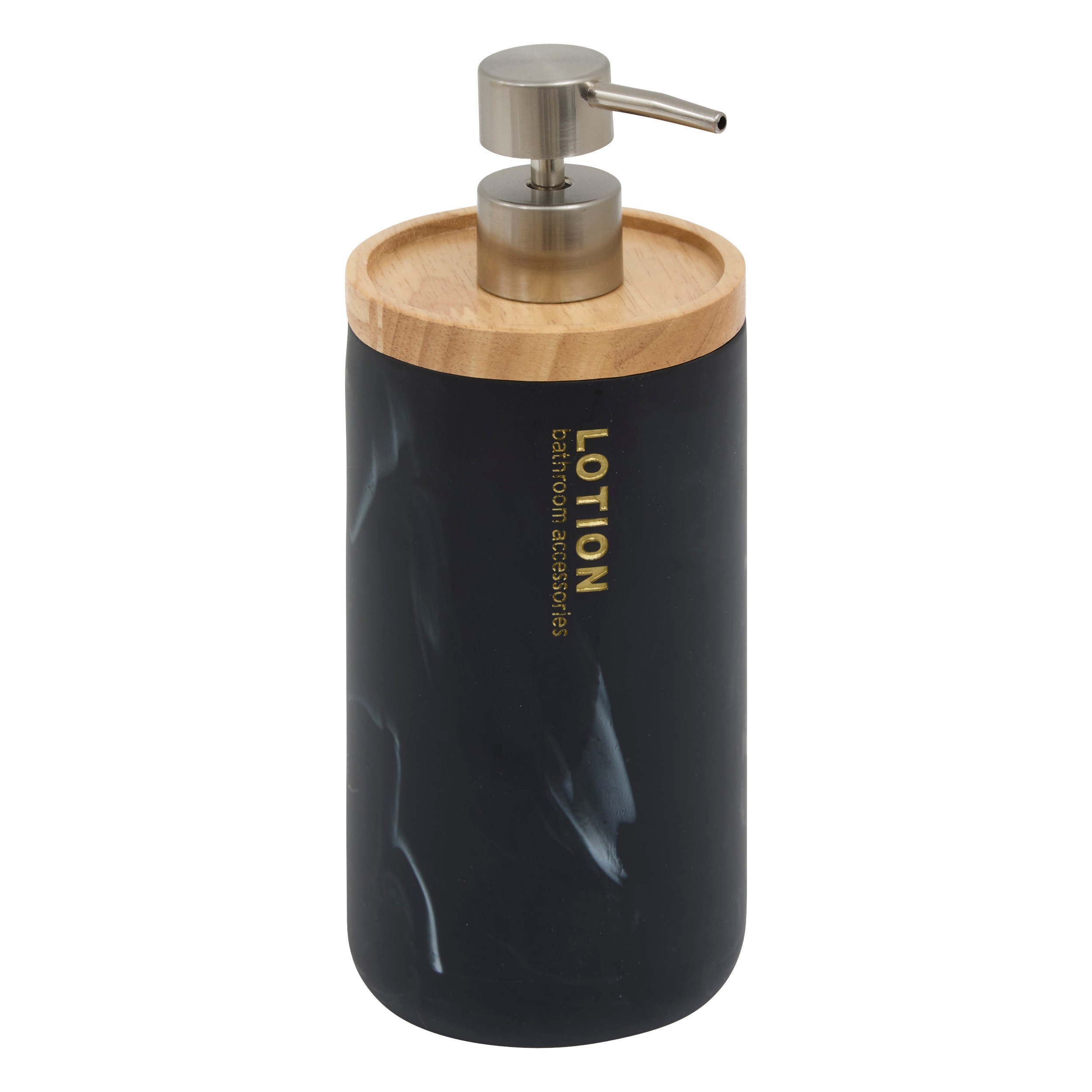 Dozownik na mydło 842ml Lotion czarny pojemny