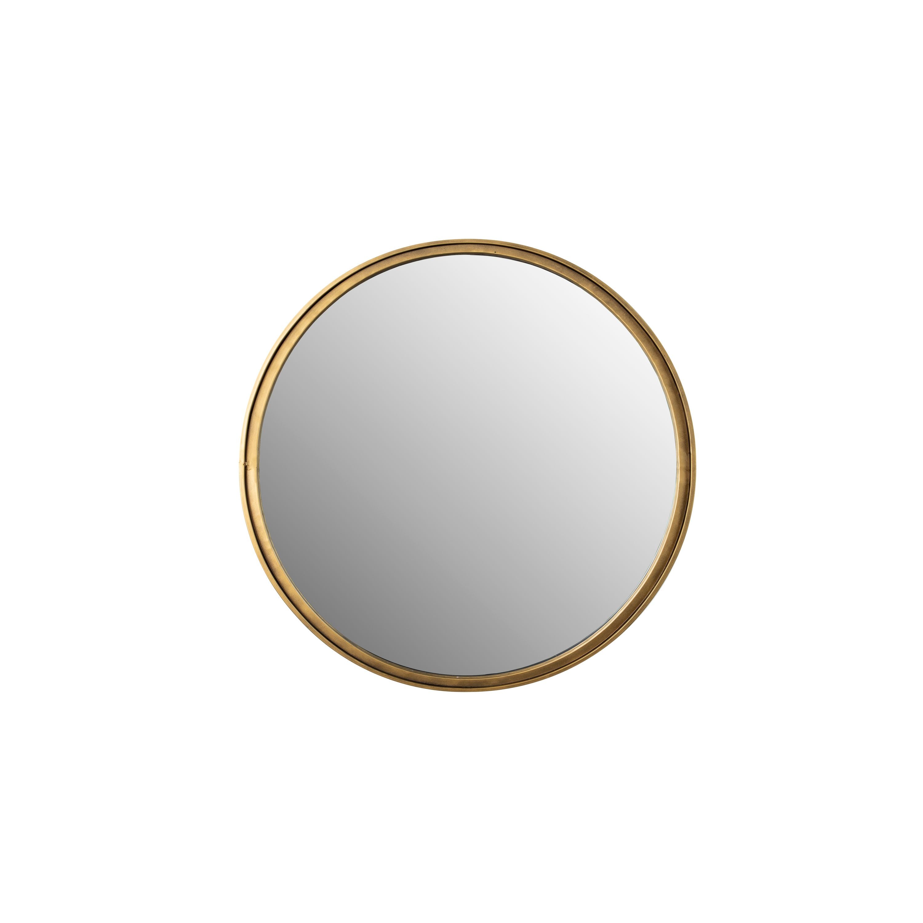 Housecraft Living Matz Spiegel/ Wandspiegel Rond 60x60 Metaal cm Goud