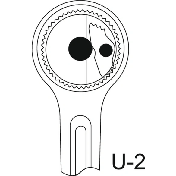 Umschaltknarre, 3/4