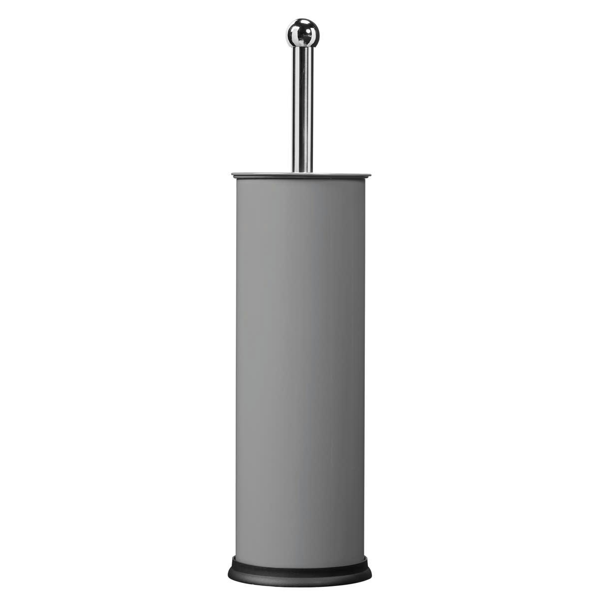 CLEANA - Porte-balayette à poser en Acier inoxydable Gris souris