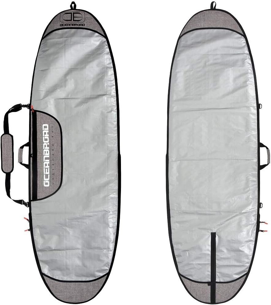 OCEANBROAD Surfboard Longboard Bag Day Bag Travel Bag 5'0, 5'6, 6'0, 6'6, 7'0, 7'6, 8'0, 8'6, 9'0, 9'6, 10'0