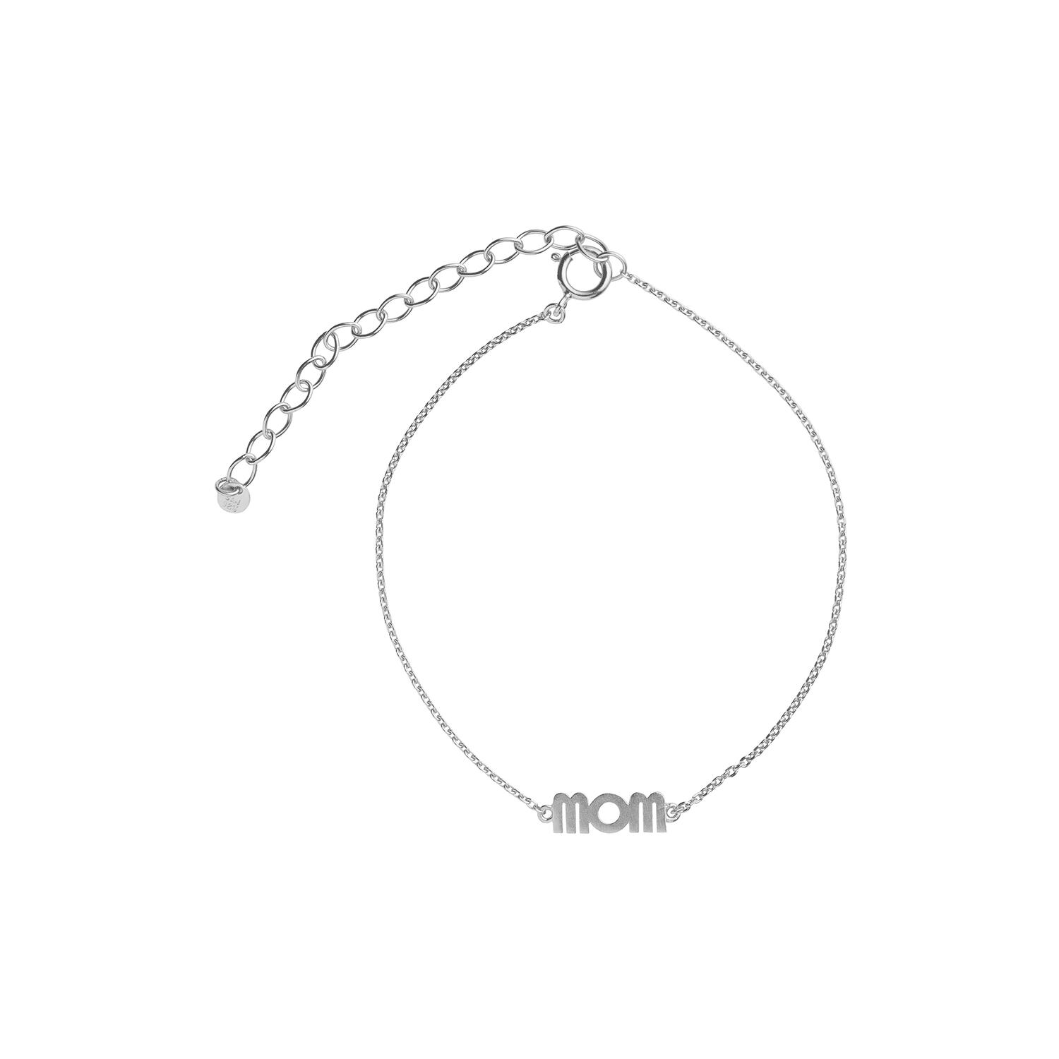 Wow Mom Bracelet, silver