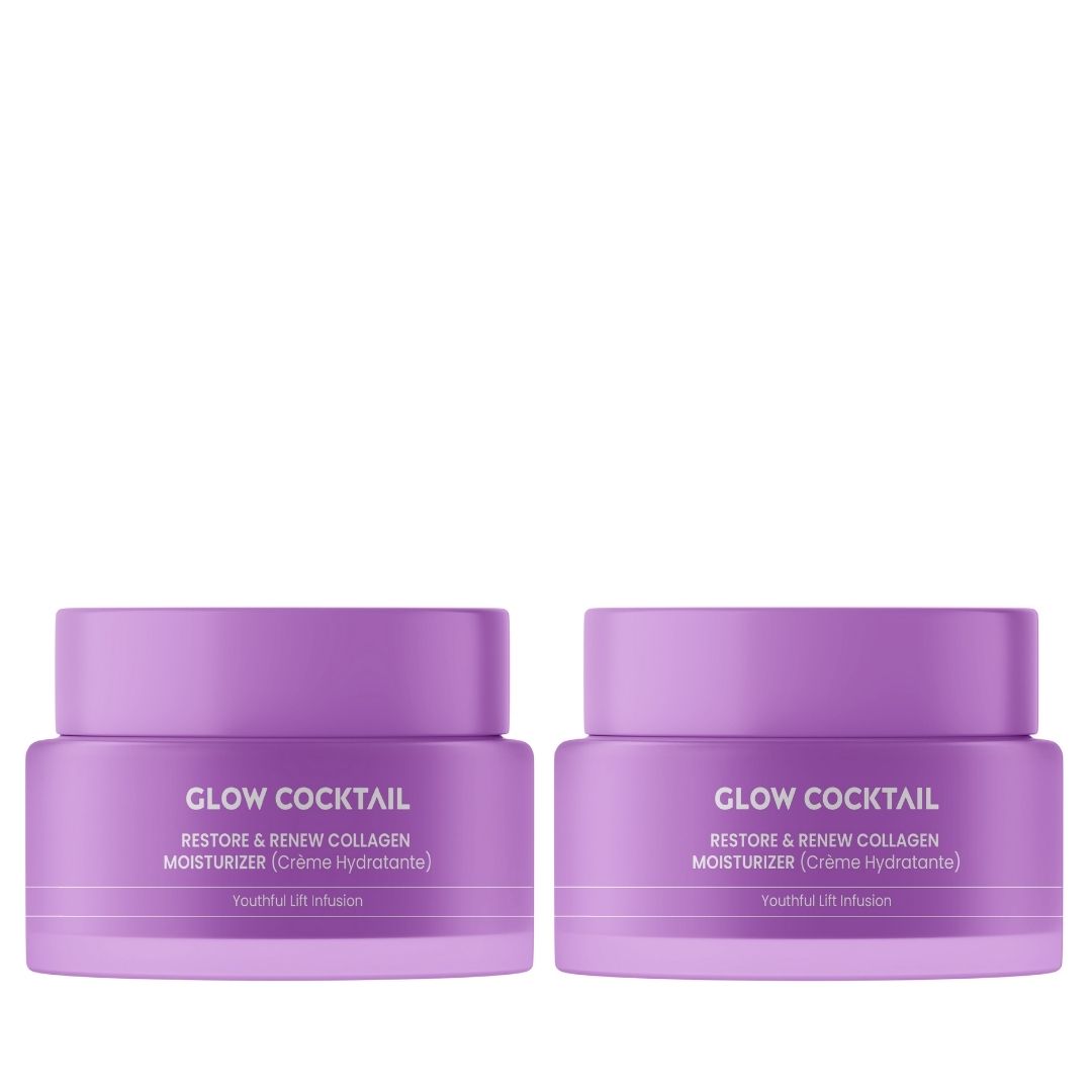 GlowCocktail London 2 X Restore & Renew Collagen Moisturizer 50Ml