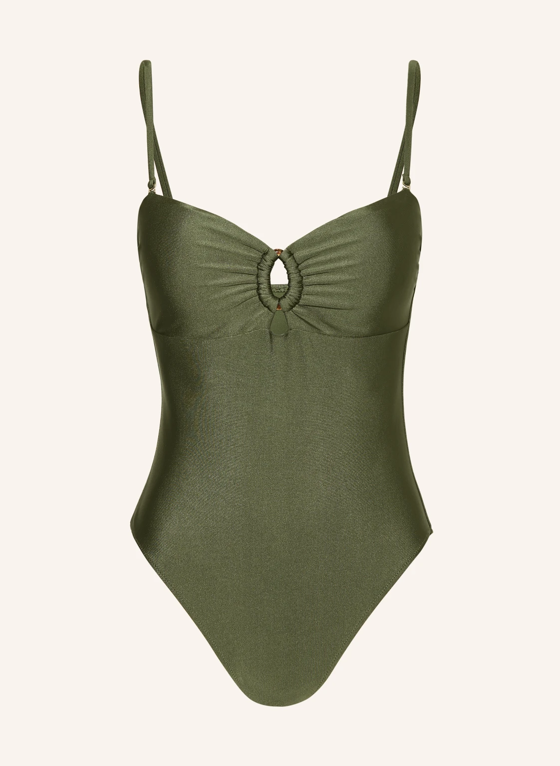 MRS & HUGS Bandeau-Badeanzug mit Cut-outs