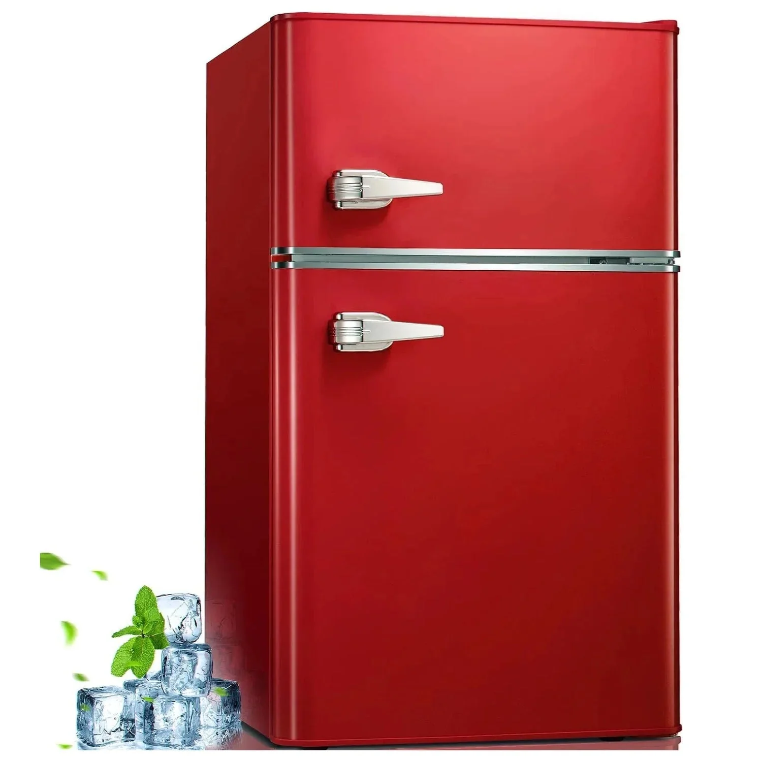 Compact Refrigerator with Freezer F6893(Red)