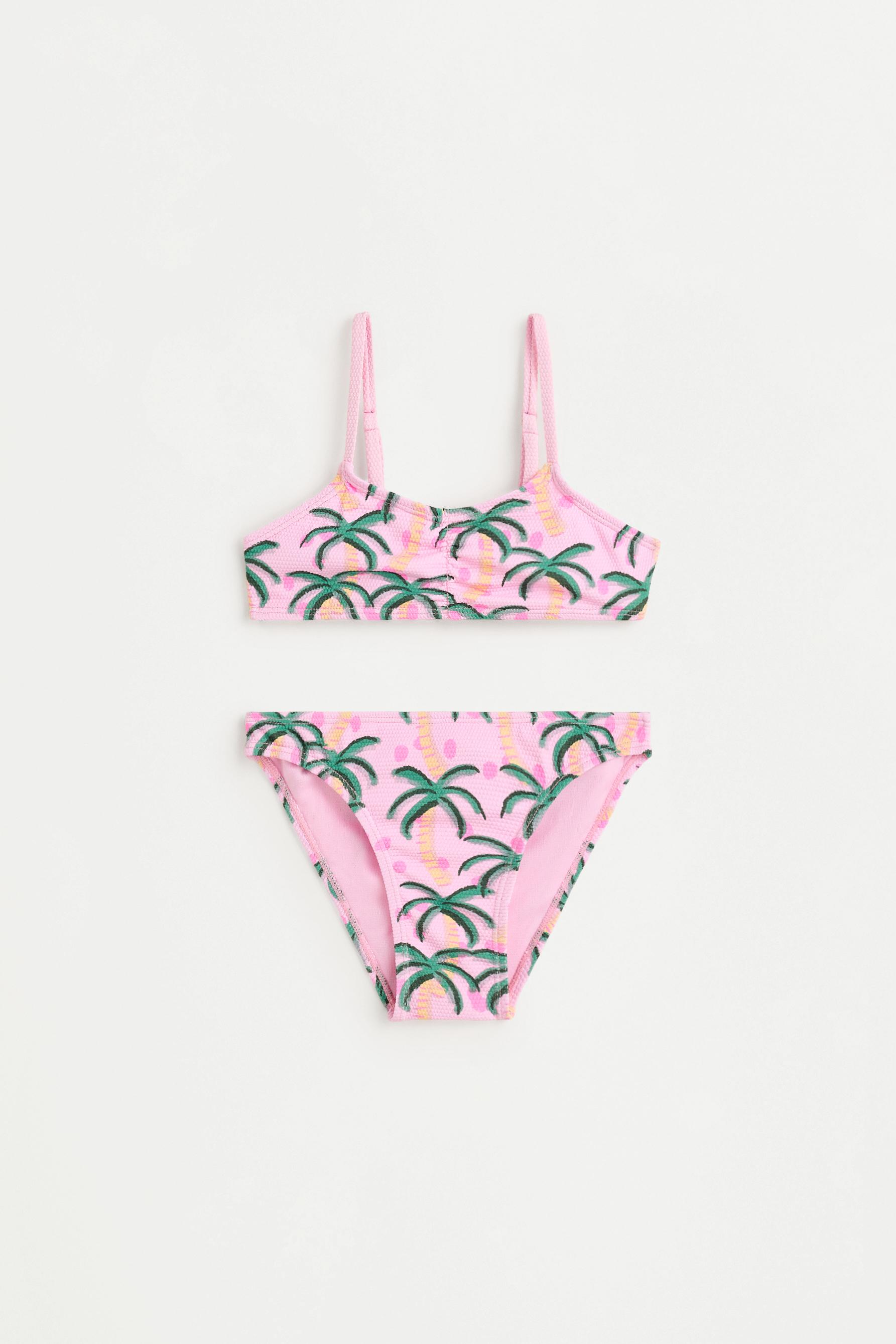 Bikini fruncido palmeras