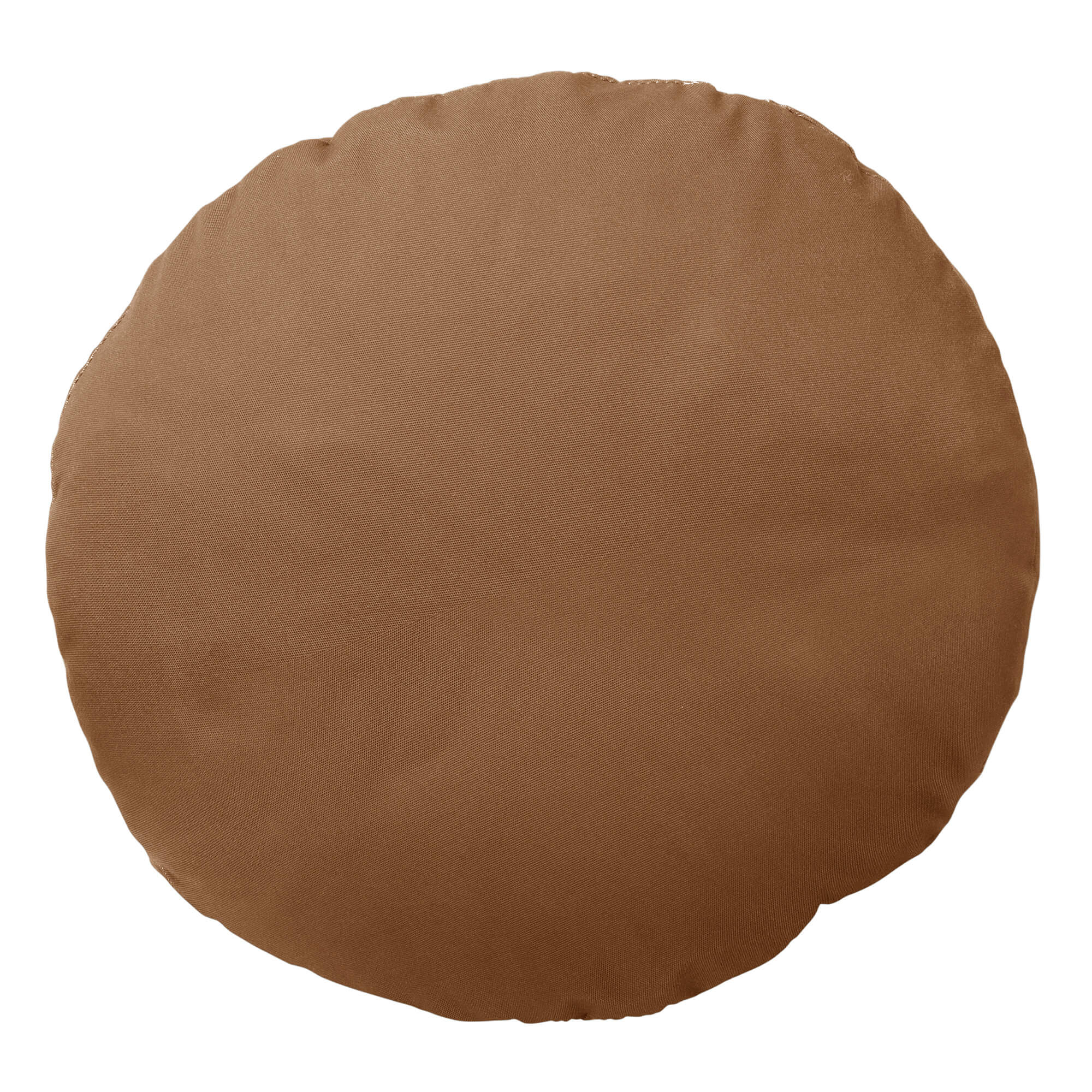 SOL - buitenkussen rond Ø40 cm - waterafstotend en uv-bestendig - Tobacco Brown - bruin