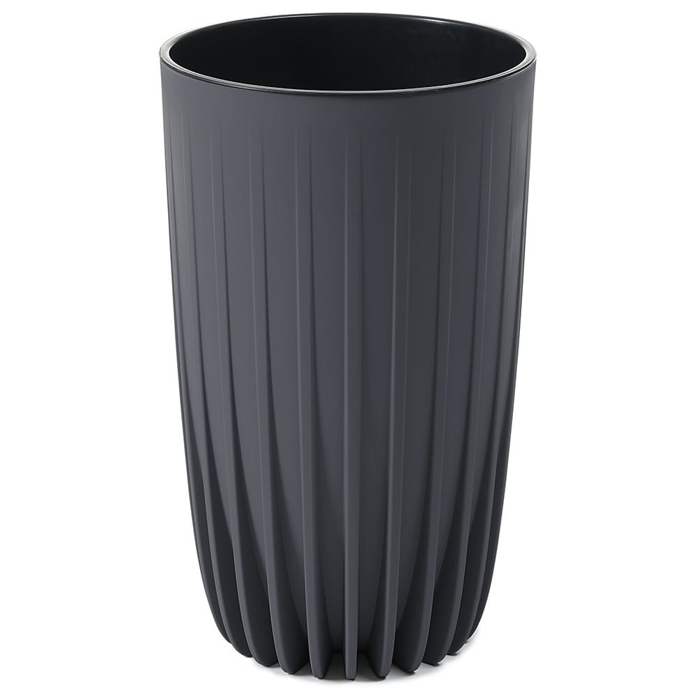 Doniczka MIRA ECO recycled wysoka 250 - antracyt LA984-82 LAMELA