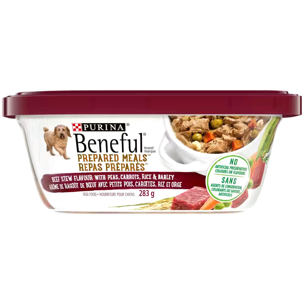 Purina® Beneful® Prepared Meals™ Beef Stew Flavour Dog Food, 283-g