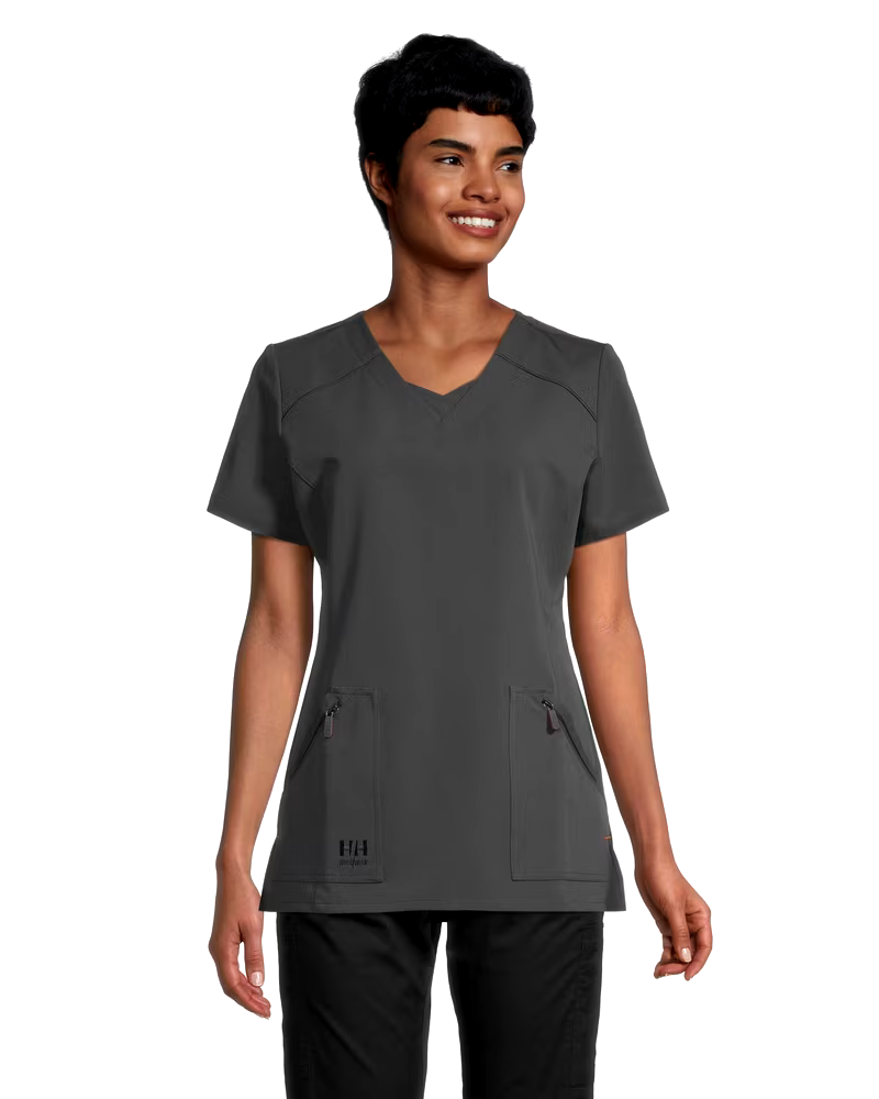 Helly Hansen Workwear Women's Fooler V-Neck Back Pleat Scrub Top