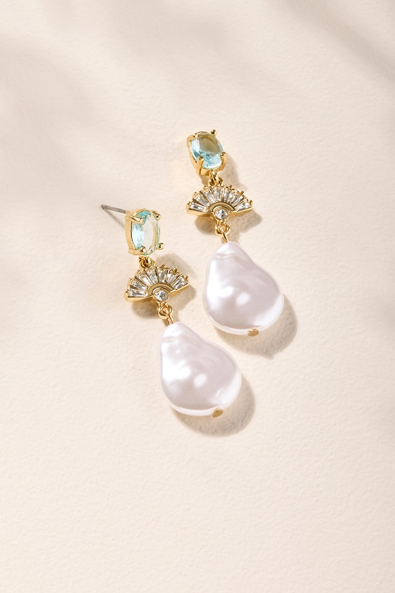 Jemma Pearl Drop Earrings