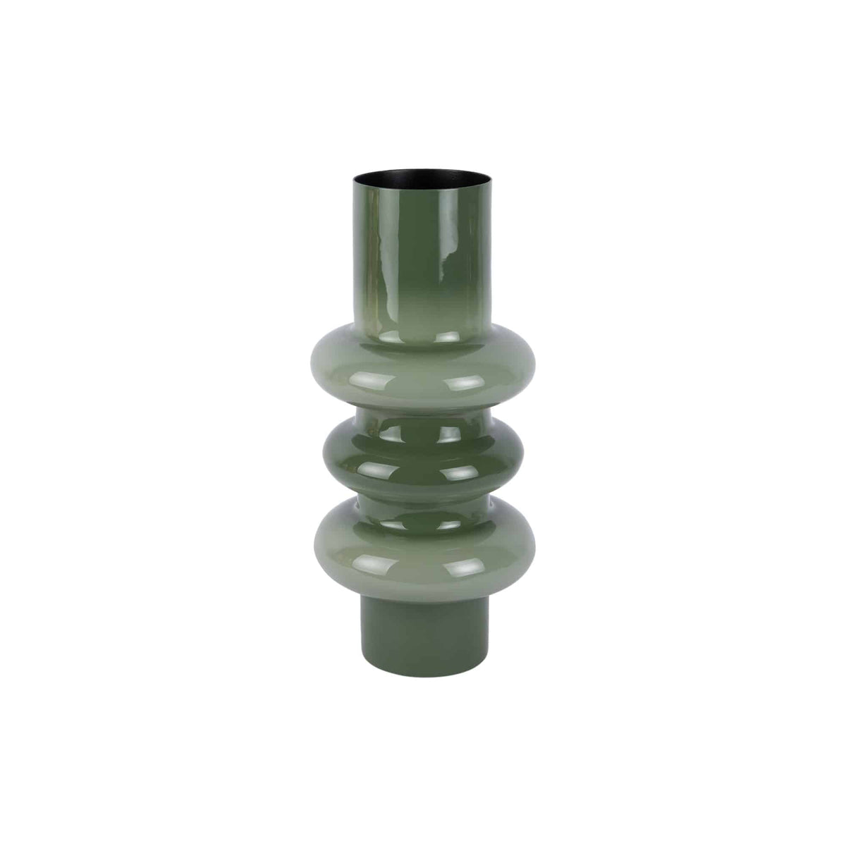 Present Time vaas Grato Medium - groen - Ø17.5cm