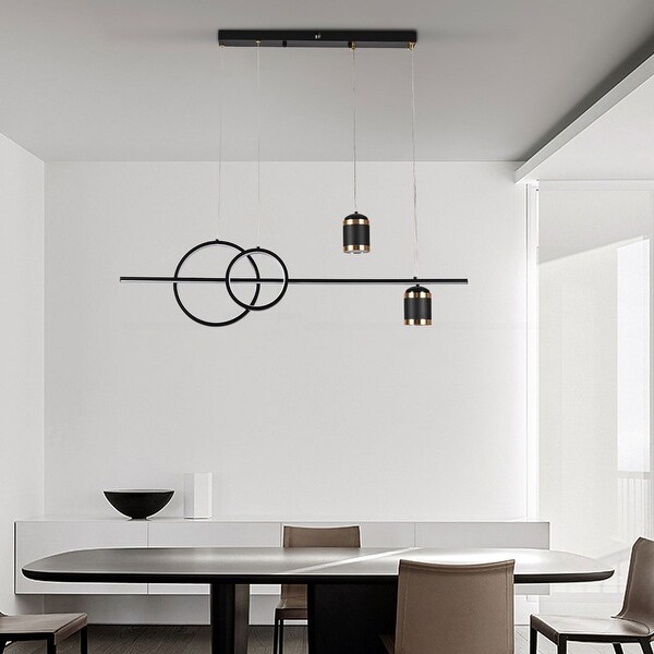 Double-head LED Pendant Light Chandelier For Dining Room - 39.3inch