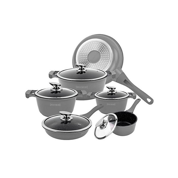 Batterie de cuisine 13 pièces Argenté Royalty Line RLBS1010M-SIL