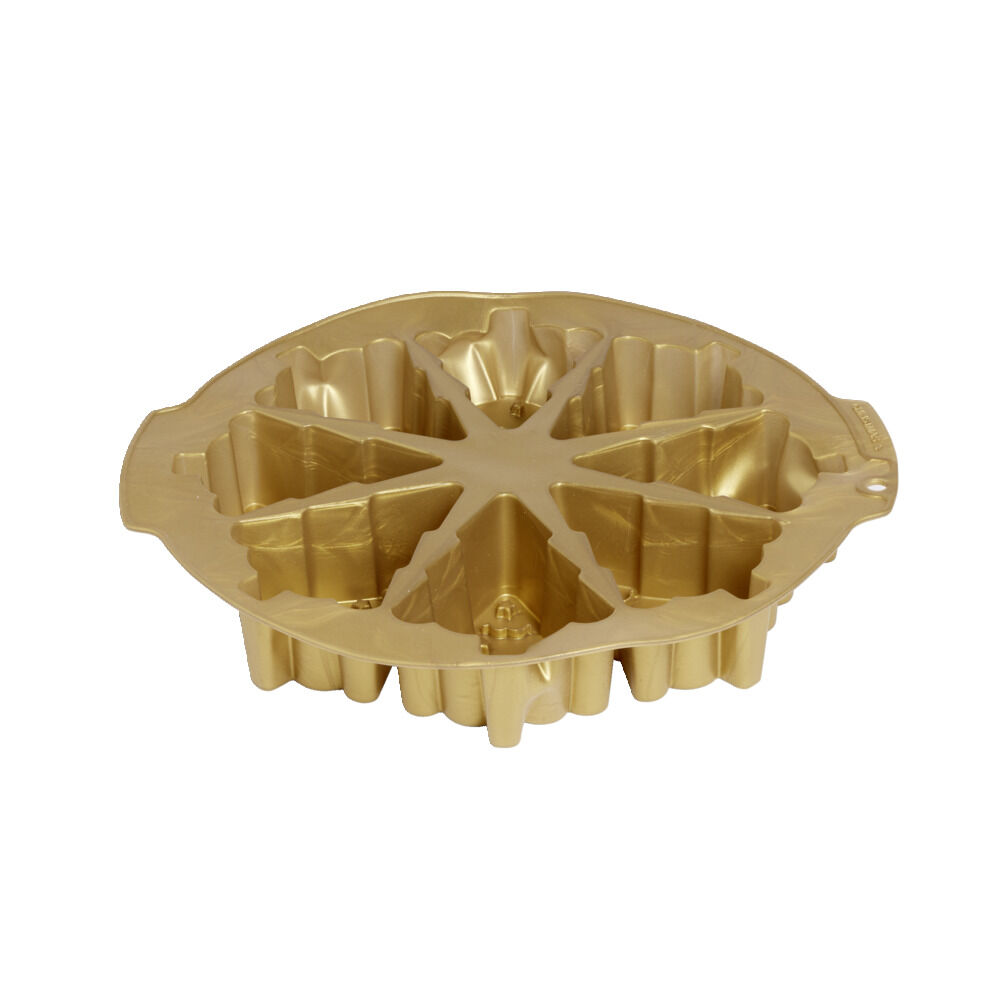 Moule à gâteau en silicone Ø30cm forme mini sapin pour 8 parts