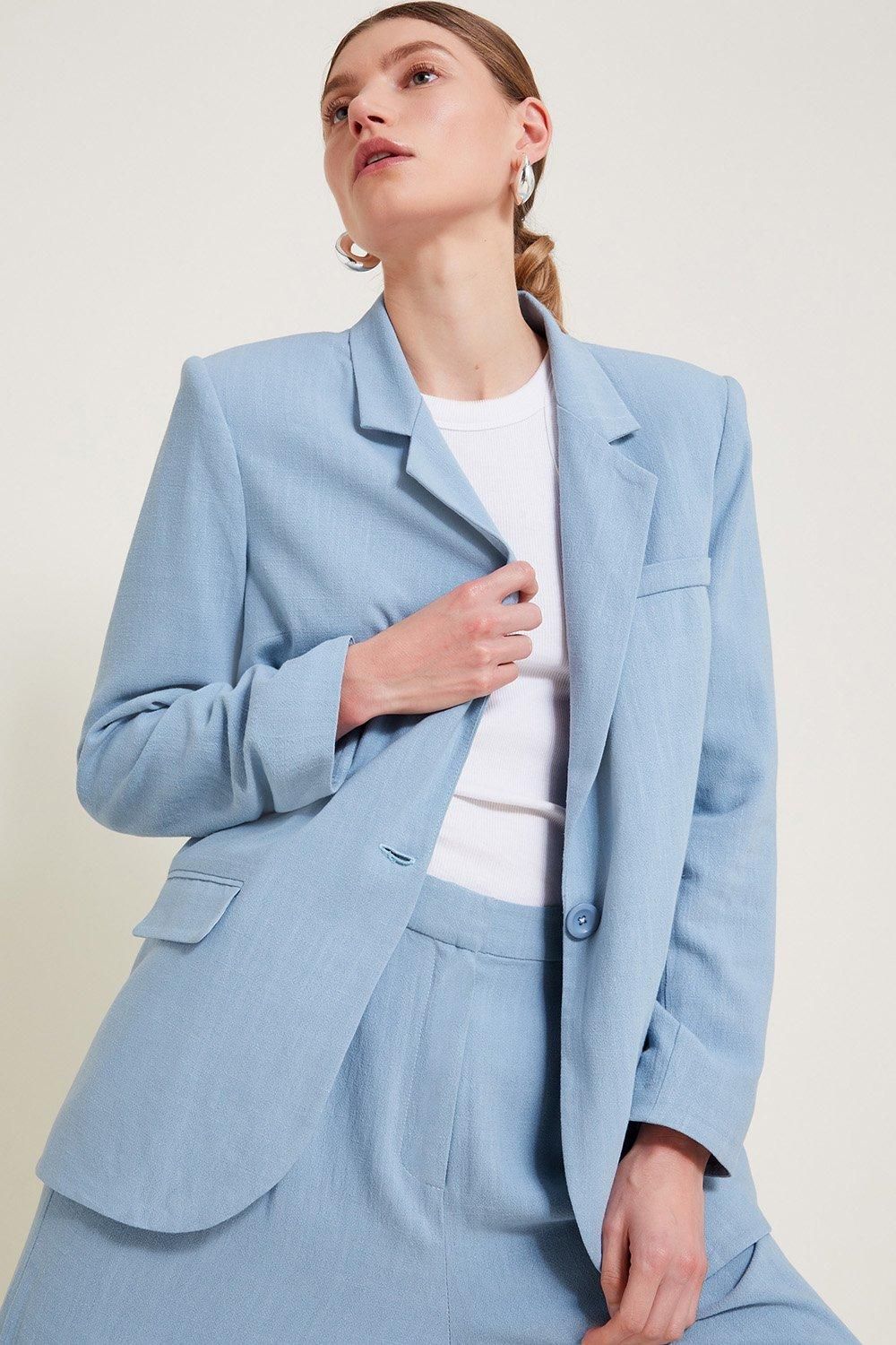 Monsoon Sabrina Single-Breasted Blazer