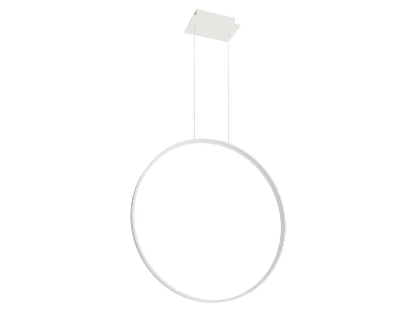 Lampa wisząca Rio LED aluminiowa biała