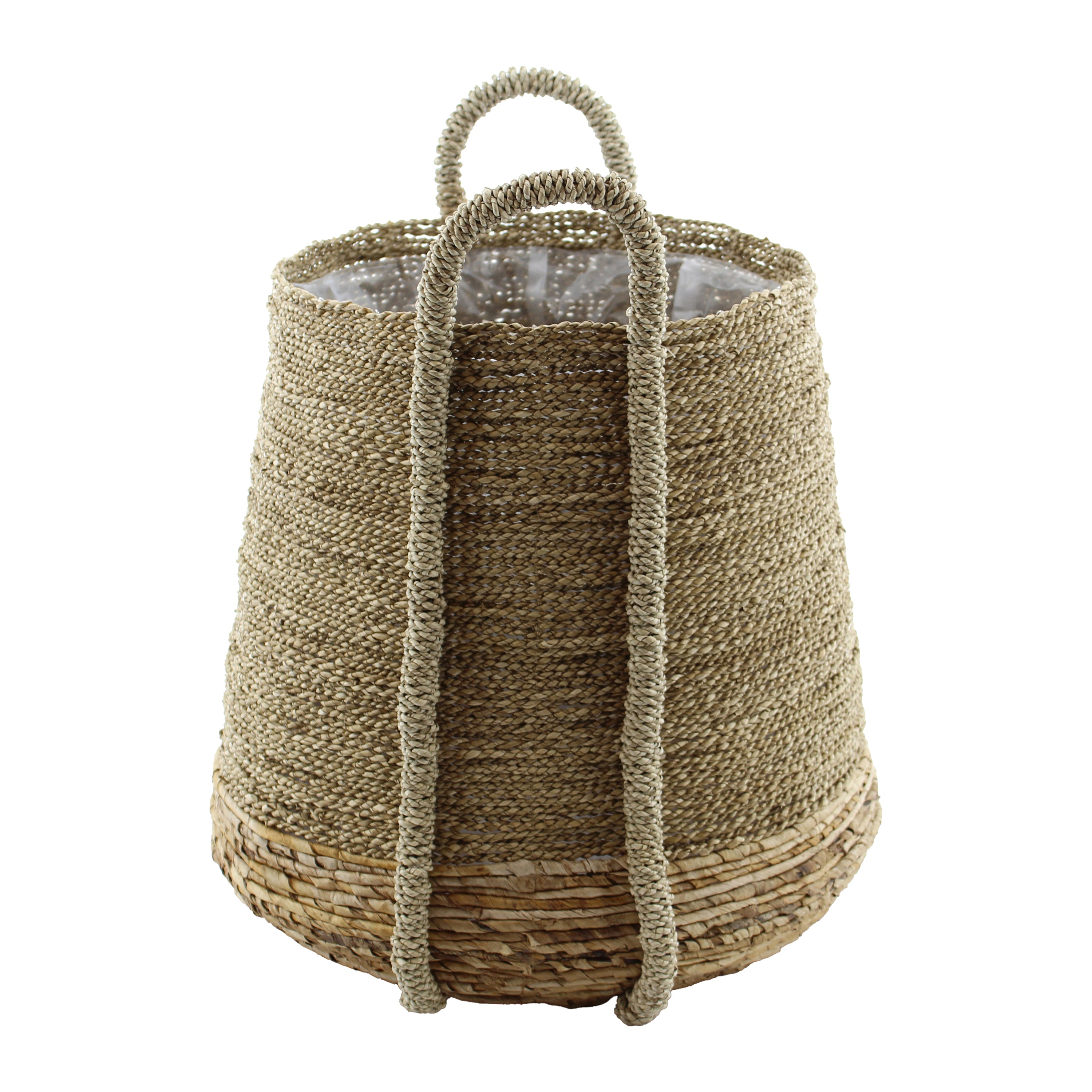 Van der Leeden Abaca Plantenmand Ø 48 cm - Naturel