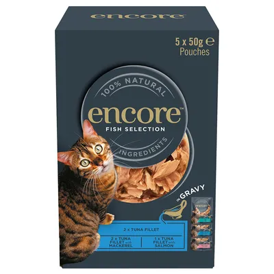 Encore Cat Gravy Pouch Mix 5 x 50g