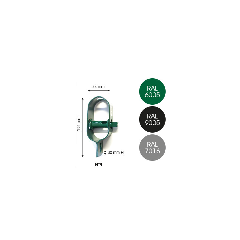 Tendeur N°4 époxy vert 44 x 121 mm GIARDINO