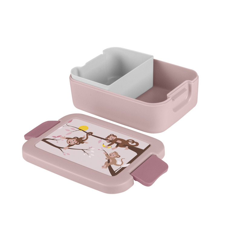 Boîte à lunch Sigma Home avec bac à bento singes SUNWARE