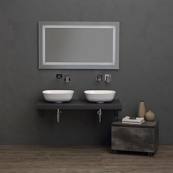 Armoire De Toilette Suspendue 120 Cm   Base Au Sol 60 Cm