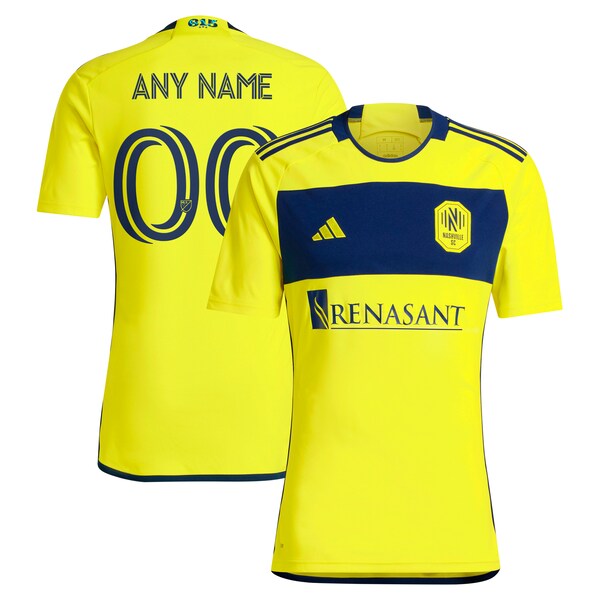 Nashville SC adidas 2024 The 615 Kit Replica Custom Jersey - Yellow