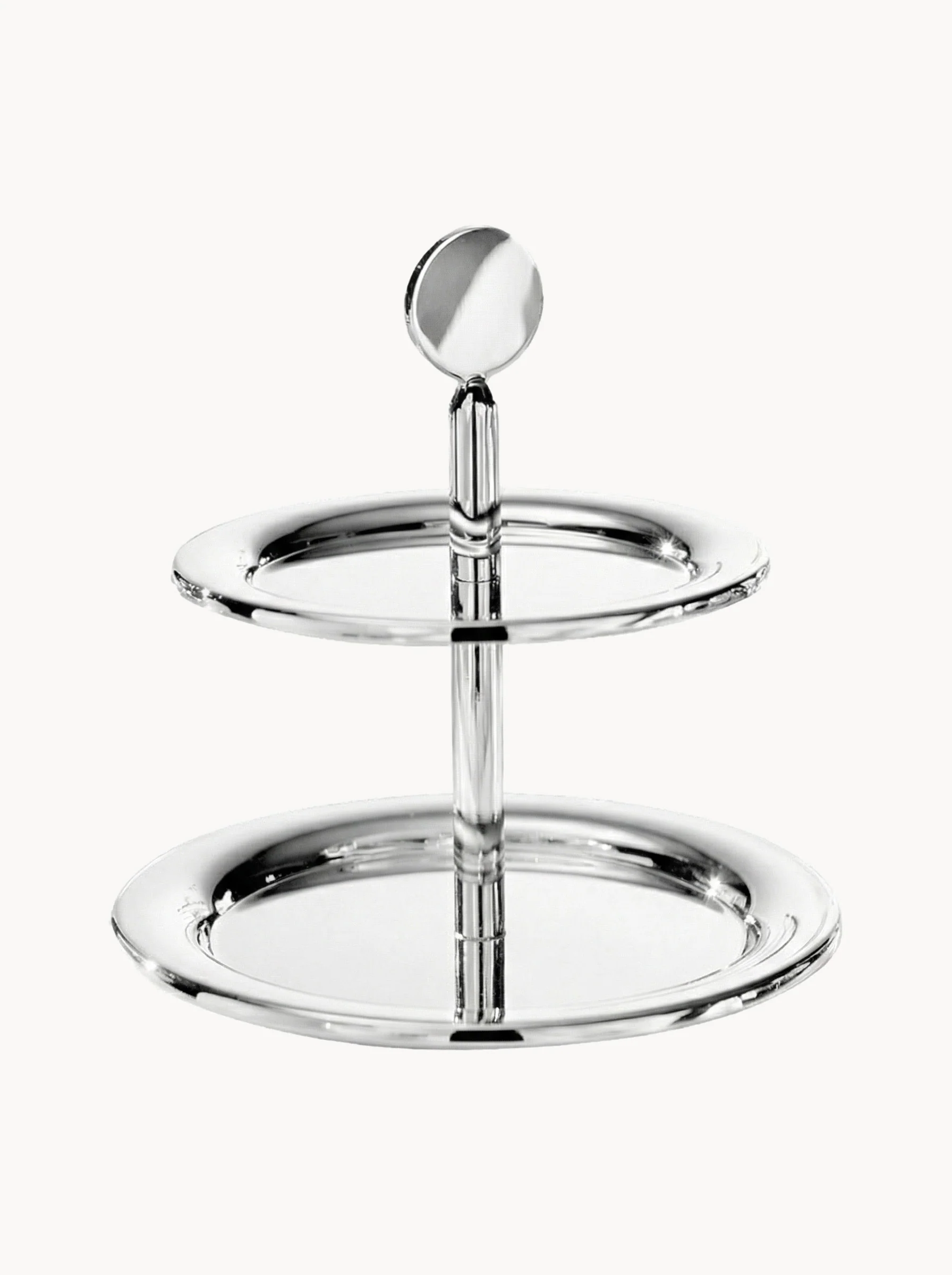 Handgefertigte Etagere Giacomo, versilbert