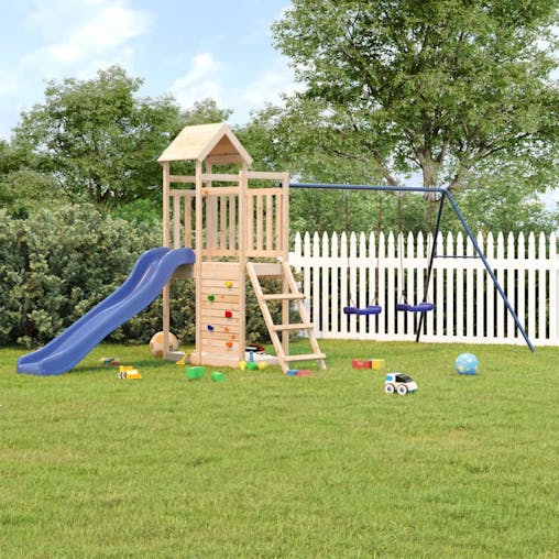 NNEVL Outdoor Playset Solid Wood Pine