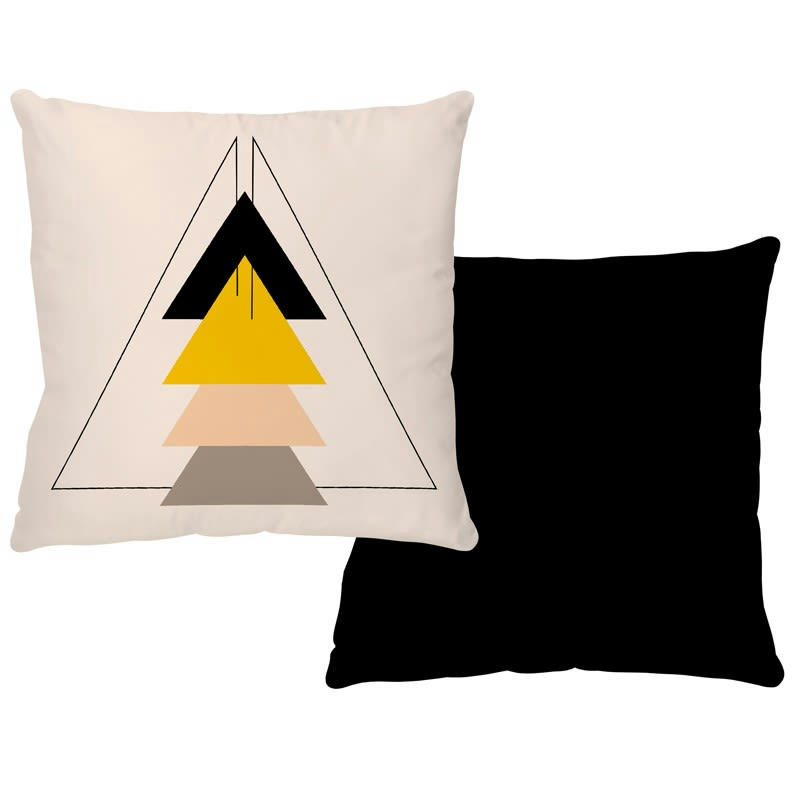 TRIGONE - Coussin 40x40cm Multicolore Géométrique